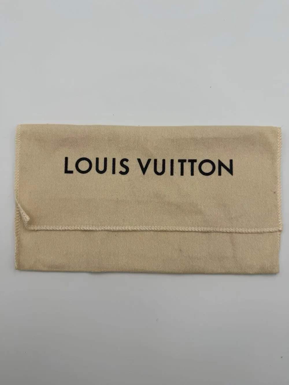Authentic Louis Vuitton Long Wallet Envelope Dust Bag Pouch 9” x 5”